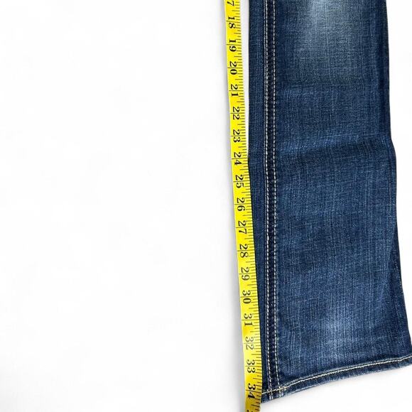 Rock Revival Size 30x34 Sora Boot Cut Jeans - Blue Flare Denim with Embellished - Picture 7 of 7